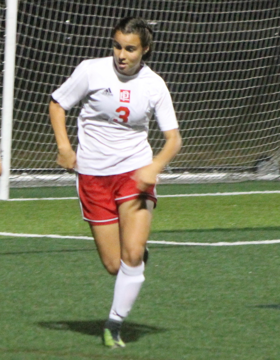 Alyssa DeOliveira netted a hat-trick for the Townies in their semifinal win over Narragansett.